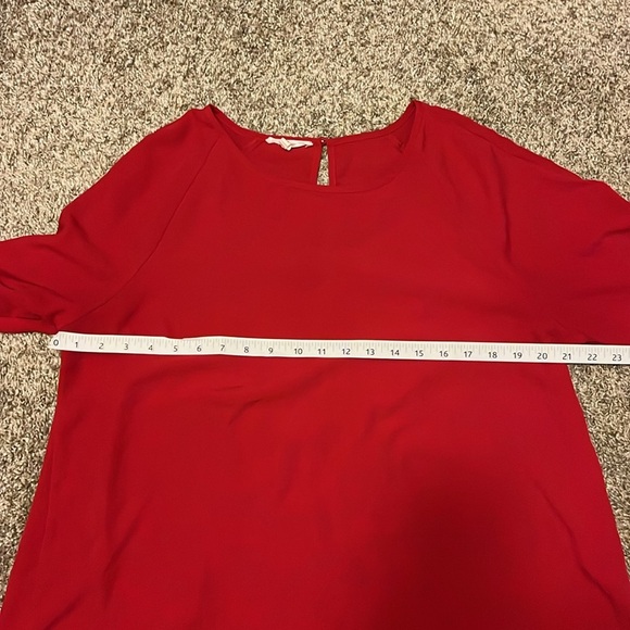 Maurices Red Blouse size large - Picture 9 of 10